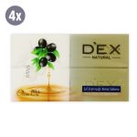 صابون حجر ديكس زيتون اسود DEX OLIVE OIL SOAP 4PCS